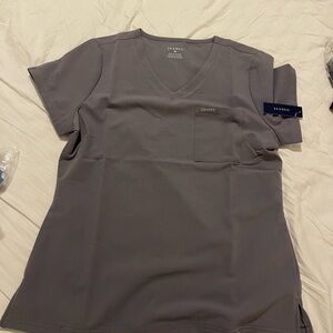 Jaanuu Gray Scrubs Set